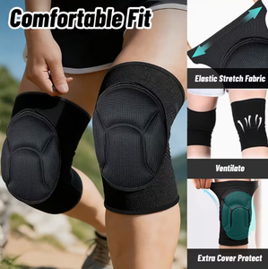 Rodillera Ligera de Nailon, Elástica, Grosor Convencional, Unisex, para Entrenamiento de Voleibol, Soporta hasta 100 kg/220 lb - Product Image 4