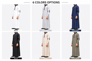 Custom Brand Arab <b>Thobe</b> Dress for <b>Men</b> Custom Brand Label/ Daffah Moroccan Thawb - Product Image 3
