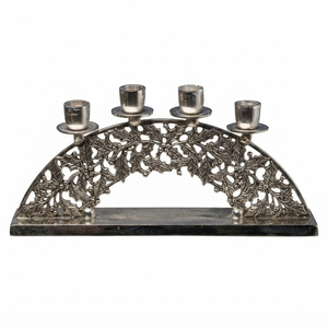 Luxury Design Gold Metal <b>Christmas</b> <b>Tree</b> Advent Wreath Candle Holder 4-Cup Iron Candlestick for Home <b>Table</b> Centerpiece Decor - Product Image 3