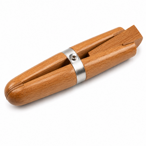 MANAN INSTRUMENTS Pince à anneaux en bois pour la fabrication et le sertissage de bijoux, avec revêtement en cuir, double face, outil de polissage à cale de verrouillage - Product Image 3