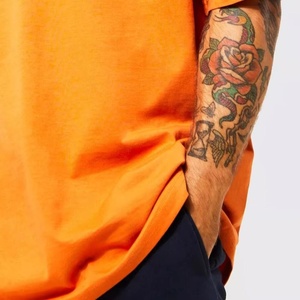 Camisetas de Jersey de Manga Corta para Hombre, Cuello Redondo, 100% Algodón, Casuales, Ecológicas, de Secado Rápido, Transpirables, con Diseño de Logotipo Personalizado y Color - Product Image 5