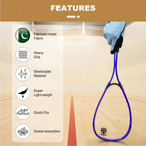 Premium Selection Racquetball Gloves Unbeatable Grip Performance Soft Leather Court Gloves with Multi Color Options for Retailer - Product Image 2