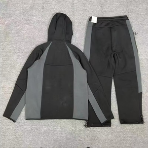 mens windbreaker tracksuit <b>lightweight</b> sports <b>jacket</b> pants set for gym <b>running</b> jogging outdoor training fitness wear tracksuit - Product Image 4