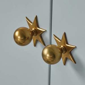 Gancho decorativo dorado para dormitorio, gancho de pared moderno, gancho de metal con lazo, gancho decorativo para llaves de pared - Product Image 1