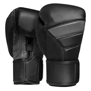 Custom PU Boxing Gloves Training Sparring MMA Gloves Wrist Closure Lightweight Unisex Logo Printed Professional - Product Image 3