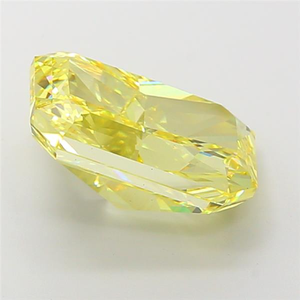 Diamante Cultivado en Laboratorio CVD, Corte Radiante, Color Amarillo, Certificado IGI, de 4 a 7 Quilates, Corte Excelente, Piedra Suelta para Joyería de Lujo - Product Image 3