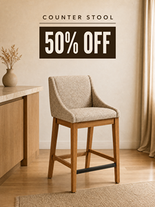 Modern Upholstered Counter <b>Stool</b> With Curved Back Fixed Armrest <b>Wood</b> Base <b>Bar</b> <b>Stool</b> For Home <b>Bar</b> Commercial Use - Product Image 5
