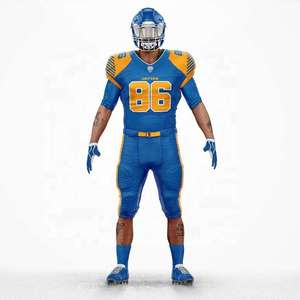 Uniformes de Fútbol Americano Personalizados para Adultos, Alta Calidad, Transpirables, Antibacterianos, Anti-UV, Secado Rápido, Manga Corta, Tallas Grandes - Product Image 4
