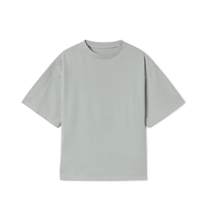T-shirt pour homme de style streetwear personnalisé, léger, en molleton écologique de haute qualité, à manches courtes, surdimensionné, 100% coton - Product Image 1