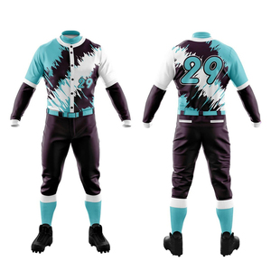 New Arrival Wholesale Best Design Customized Logo Printing Sports Wear Best Design Light Weight Baseball Uniform Cheap price - Product Image 5