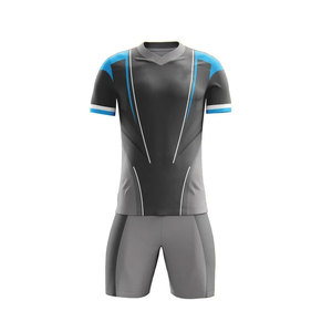 ชุดยูนิฟอร์มฟุตบอลคุณภาพสูง AURA รุ่นยอดนิยม พิมพ์ลายแบบ Sublimation แห้งเร็ว ระบายอากาศได้ดี กางเกงขาสั้น โพลีเอสเตอร์ 100% - Product Image 2