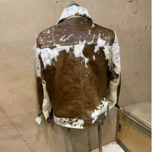 Leather <b>jacket</b> customize color customize size customize logo street wear stand collar high quality product cow skin - Product Image 2