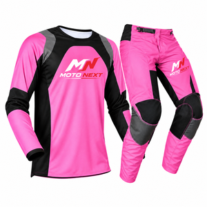 Ensemble de course de motocross coupe-vent 100 % polyester avec logo personnalisé imprimé par sublimation 2026, maintenant en vente - Product Image 1