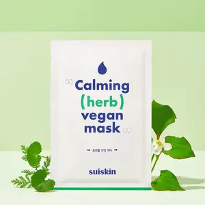 Suiskin Calming Herb Vegan Mask Sheet Mascarillas faciales de buena calidad 1ea Pack - Product Image 1