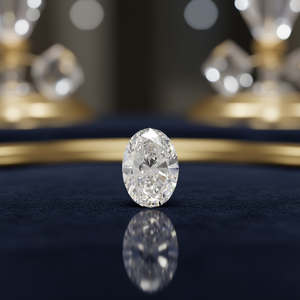 Diamant non monté certifié IGI 5.02 ovale VS1, diamant cultivé neuf - Product Image 3