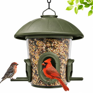 Mangeoire à oiseaux intelligente en bambou avec caméra et panneau solaire - Écologique, pour utilisation sur table ou dans le jardin, marque Aqudus Saleem, vente en gros - Product Image 3