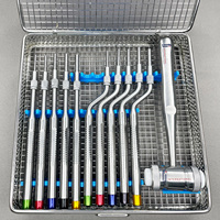 Kit d'instruments d'ostéotomes pour lifting sinusal professionnel 2026, très demandé, pour implants dentaires, ensemble d'ostéotomes pour lifting sinusal, kit chirurgical dentaire