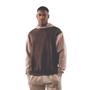 Sweat-shirts d'hiver personnalisés 100 % coton pour streetwear, avec logo brodé, sérigraphie, teinture unie, tissu français, couleur unie - Product Image 1