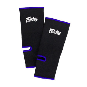 Protège-chevilles Fairtex Noir Bleu Compression Soutien Protection Professionnelle Respirant Coton Élasthanne Unisexe Adulte - Product Image 5