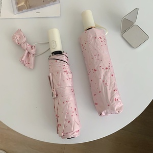 Women's Ins Style Dual-Use Sun and Rain <b>Umbrella</b> Gradient Color with UV Protection Fully <b>Automatic</b> and Folding for Travel - Product Image 4