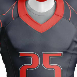 Adult American Football Uniform Full <b>Set</b> Customizable Short Sleeve Breathable High Quality - Product Image 3