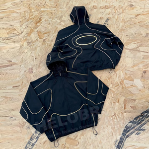 Custom Men's Streetwear Nylon Outdoor <b>Jacket</b> and Trousers Sets Tracksuit for Men - Product Image 3