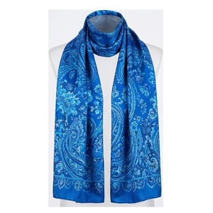 Women's Long <b>Silk</b> <b>Scarf</b> Floral Print Elegant Multi-Functional Fashion Accessory All Seasons - Product Image 1