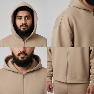 Meilleurs sweats à capuche personnalisés pour hommes, 100% coton, poids lourd, qualité supérieure, impression en relief, sweats à capuche oversize streetwear pour hommes - Product Image 6