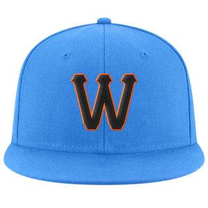 Casquette de baseball grise à 6 panneaux avec logo brodé orange sur le panneau avant, unisexe, décontractée, à fermeture snapback - Product Image 4