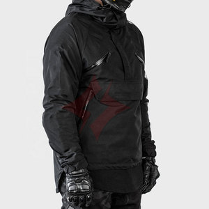Hoodie de moto unisexe avec protection CE pour les épaules, les coudes et le dos, doublure intégrale en fibre d'aramide respirante, toutes saisons - Product Image 4