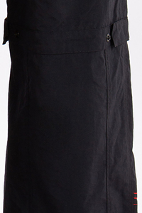 Black Statement Wide Leg Cargo Pants Nylon Multi Layer Pocket Utility <b>Trousers</b> Fashion Streetwear Wholesale Supply - Product Image 5