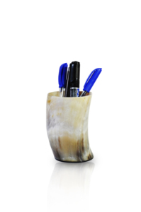 Buffalo Horn Pen Holder for <b>office</b> and Durability Perfect for Pens <b>Desk</b> Decor High Quality - Product Image 4