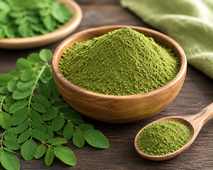Polvo de Hoja de Moringa Orgánica Premium, Superalimento 100% Natural a Granel, Terra Bio Naturals Pvt Ltd, Tamil Nadu, India, Vida Útil de 2 Años - Product Image 1