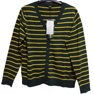 Venta al por mayor de suéteres cárdigan de mujer de punto botón informal de invierno de diseño regular personalizado - Product Image 1