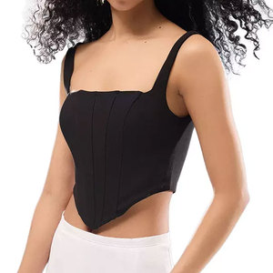 Top Corto de Mujer Elegante de Alta Calidad, Precio al por Mayor, Nuevo Diseño, Transpirable, en Venta - Product Image 1