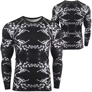 Wholesale Rate Men Rash Guard Comfortable To Wear Rash Guard For Men 2026 New Design Custom Logo Print Men Rash Guard - Product Image 1
