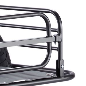 Chariot de vélo robuste, capacité de charge de 275 lb, remorque de transport pour vélo, fixation rapide, pliable universel pour un rangement compact - Product Image 3