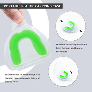 Protège-dents de boxe unisexe adulte en EVA léger, confortable, non toxique, haute qualité, trois couleurs, logo personnalisé - Product Image 6