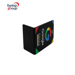 بطاقة عرض قائمة طعام مخصصة للمطاعم بتقنية NFC 13.56 ميجاهرتز من الأكريليك والبلاستيك PVC مع طباعة وحامل للطاولة - Product Image 3