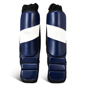 Stylish Leather Shin <b>Pads</b> Professional Protection Adjustable Lightweight Design Perfect for Football Training Sports <b>Practice</b> - Product Image 1