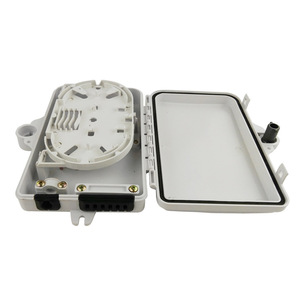 Boîtier de distribution de fibre optique FTTH ODF 6 cœurs en ABS blanc étanche IP65 pour extérieur -40~+80 - Product Image 1