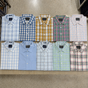 Envío Inmediato, Camisas a Cuadros para Hombre Hechas en Bangladesh, Venta al Por Mayor, Stock Excedente, Ajuste Slim, Transpirables - Product Image 6