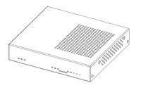BL-N905-BLK NOAH3B/5B Unidad Montable en Pared/DIN, Carcasa para Dispositivo de Red sin Ventilador, Chasis Pequeño de 176*156*36mm con HDMI, SIM, 3 Puertos RJ45