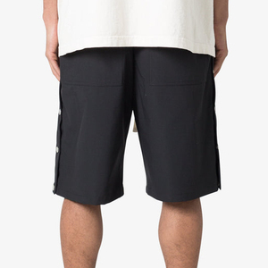 Hot Sale Trending Solid Nylon Shorts Side <b>Studs</b> Buttons Custom Embroidery Patch Breathable Quick Dry High Street Style <b>Men's</b> - Product Image 5
