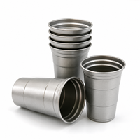 Gobelets en aluminium recyclables et écologiques pour boissons froides, sodas et cocktails, personnalisables, thème football, pré-remplis, lot de 50, vente en gros