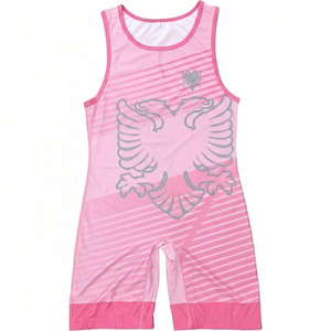 Wholesale Top Quality Custom Wrestling <b>Singlet</b>-Stretch Breathable Lightweight Professional Apparel <b>for</b> <b>Men</b> - Product Image 6