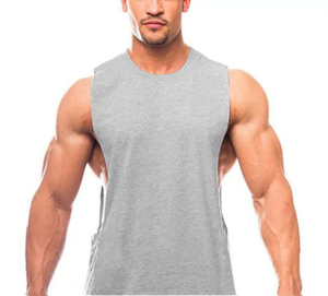 เสื้อกล้ามสำหรับผู้ชายเสื้อโชว์กล้ามแห้งแบบเท่ๆระบายอากาศได้เสื้อกล้ามสำหรับเล่นฟิตเนสเล่นกีฬาวิ่งเข้ายิม - Product Image 5