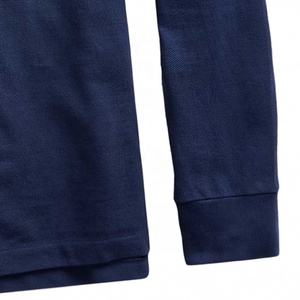 Camiseta informal lisa de alta calidad al por mayor, Polo de algodón bordado, ropa de golf, Polo sencillo con logotipo personalizado para hombre - Product Image 4