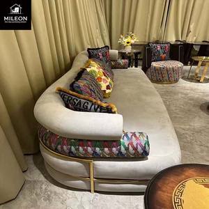 Medusa Carezza Italie Designer Moderne Fantaisie Creative Sectionnel Salon <span class=keywords><strong>Canapé</strong></span> Velours <span class=keywords><strong>3</strong></span> <span class=keywords><strong>Places</strong></span> Luxe <span class=keywords><strong>Canapé</strong></span> Ensemble pour La Maison - Product Image 5