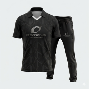 เสื้อคริกเก็ตแขนสั้นคอวี ระบายอากาศ แห้งเร็ว ต้านเชื้อแบคทีเรีย ผลิตจากโพลีเอสเตอร์ 100% พร้อมโลโก้ด้านหน้าแบบพิมพ์ด้วยความร้อน - Product Image 2